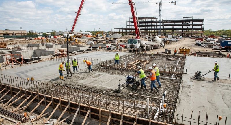 Commercial Slab Construction in Davison, MI