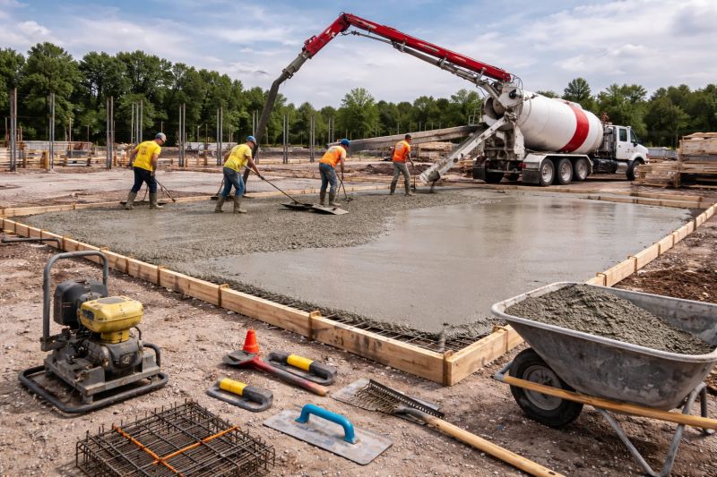 Commercial Slab Construction in White Lake, MI