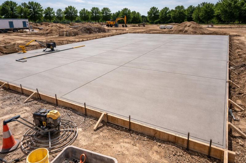 Commercial Slab Installation in Davison, MI