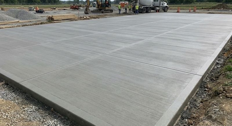 Commercial Slab Installation in Waterford, MI