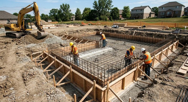 Foundation Construction in Commerce Township, MI